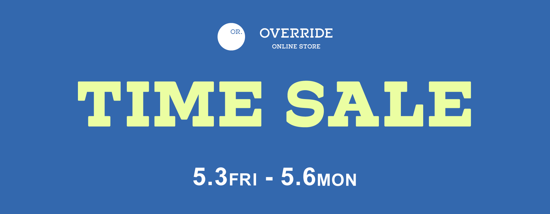 timesale | override