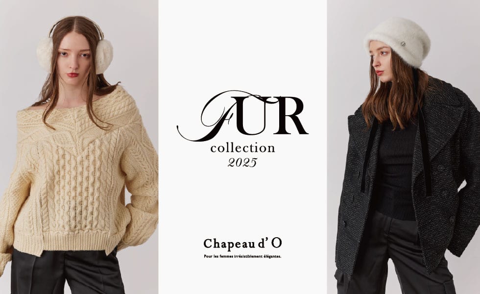 Chapeau d' O ファー特集 | override