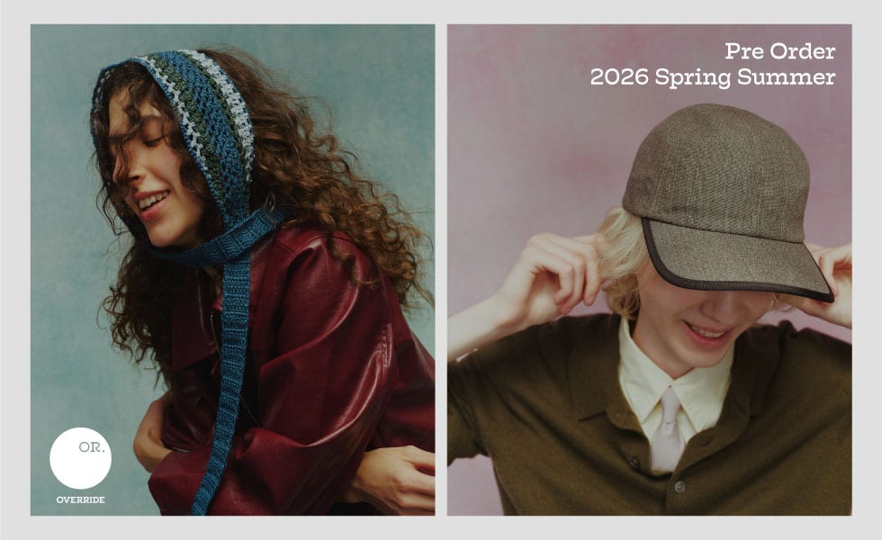 26SS PREORDER | override