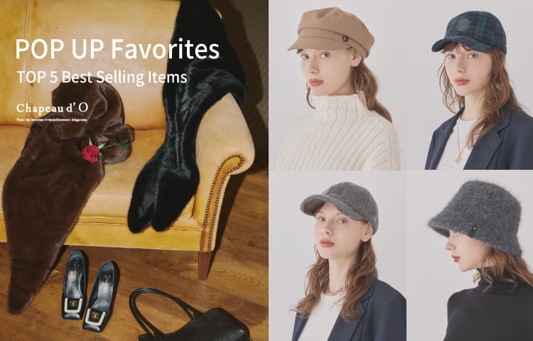 Chapeau d'O POP UP BEST5 | override