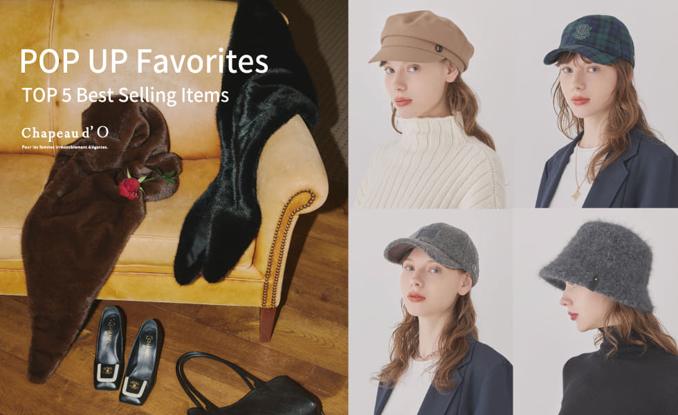 Chapeau d'O POP UP BEST5 | override