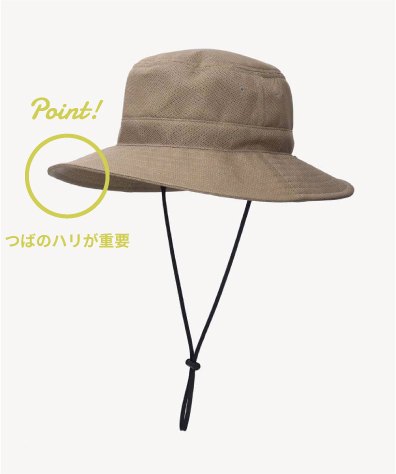 つばのコシ
