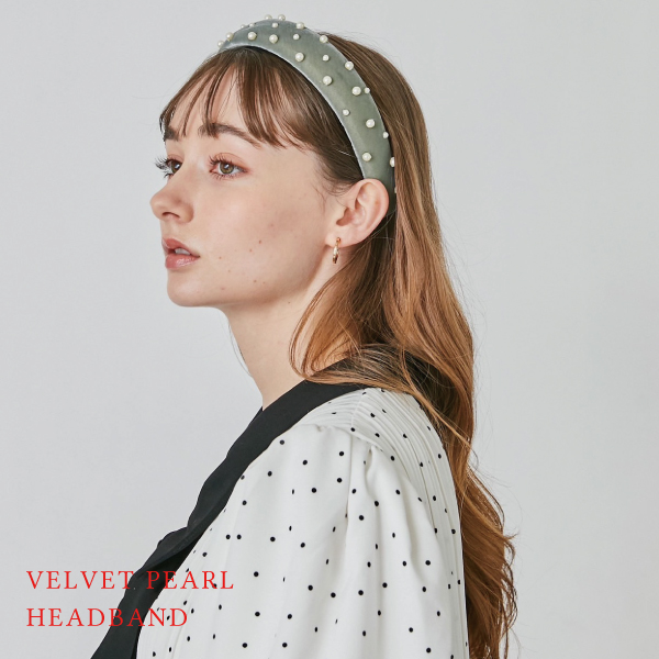 Velvet Pearl Headband