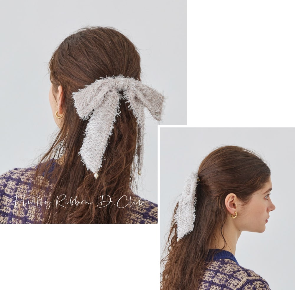 Fluffy Ribbon D.Clip