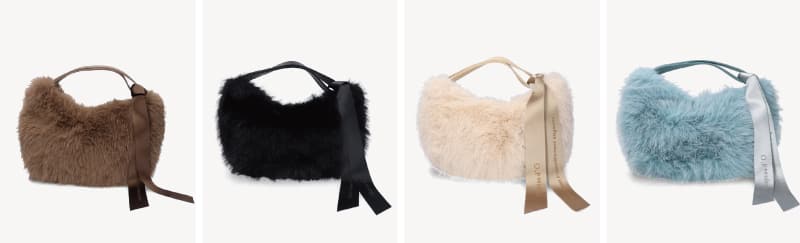 One Handle Fur Bag