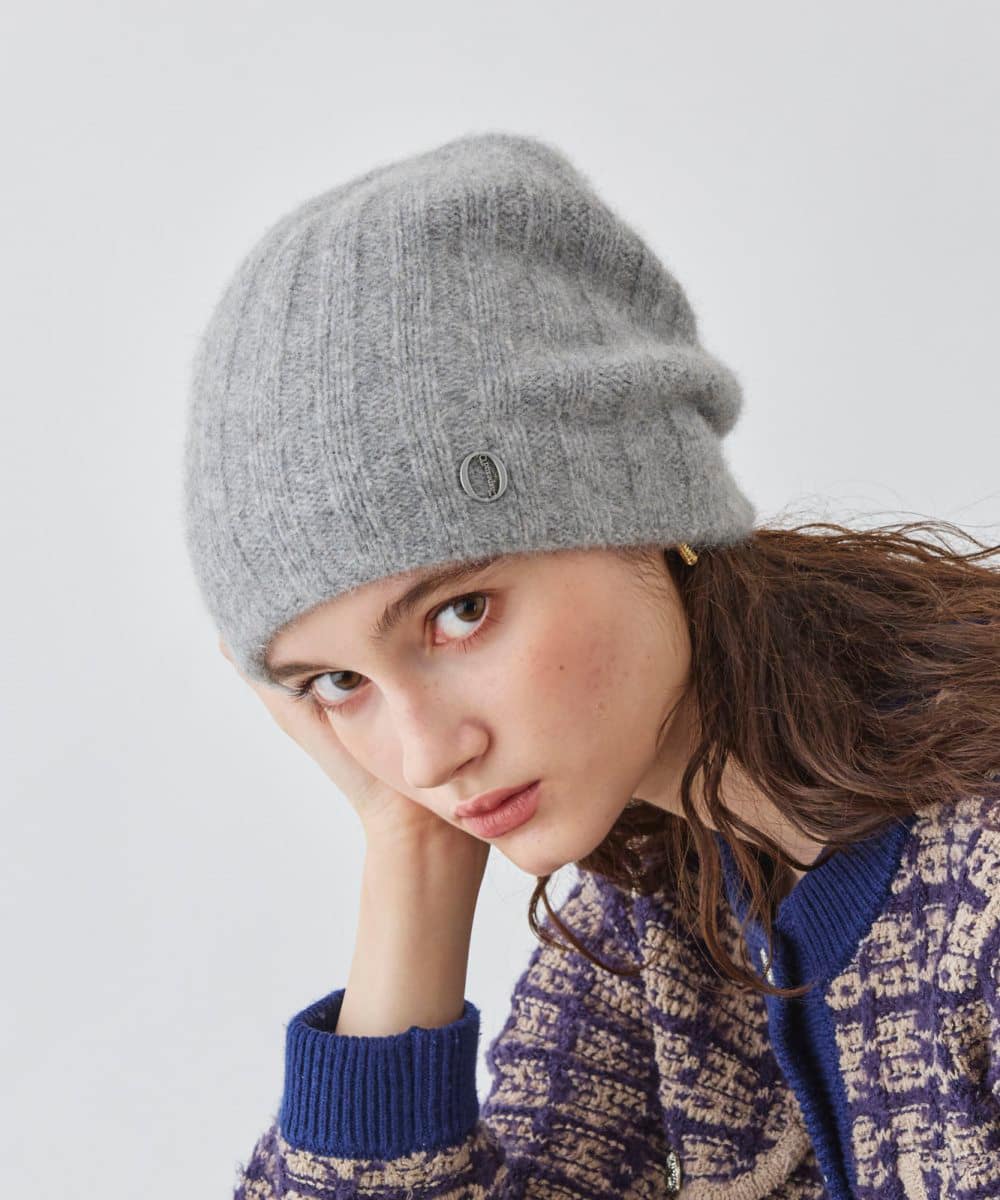 Fox Rib Knit Beanie