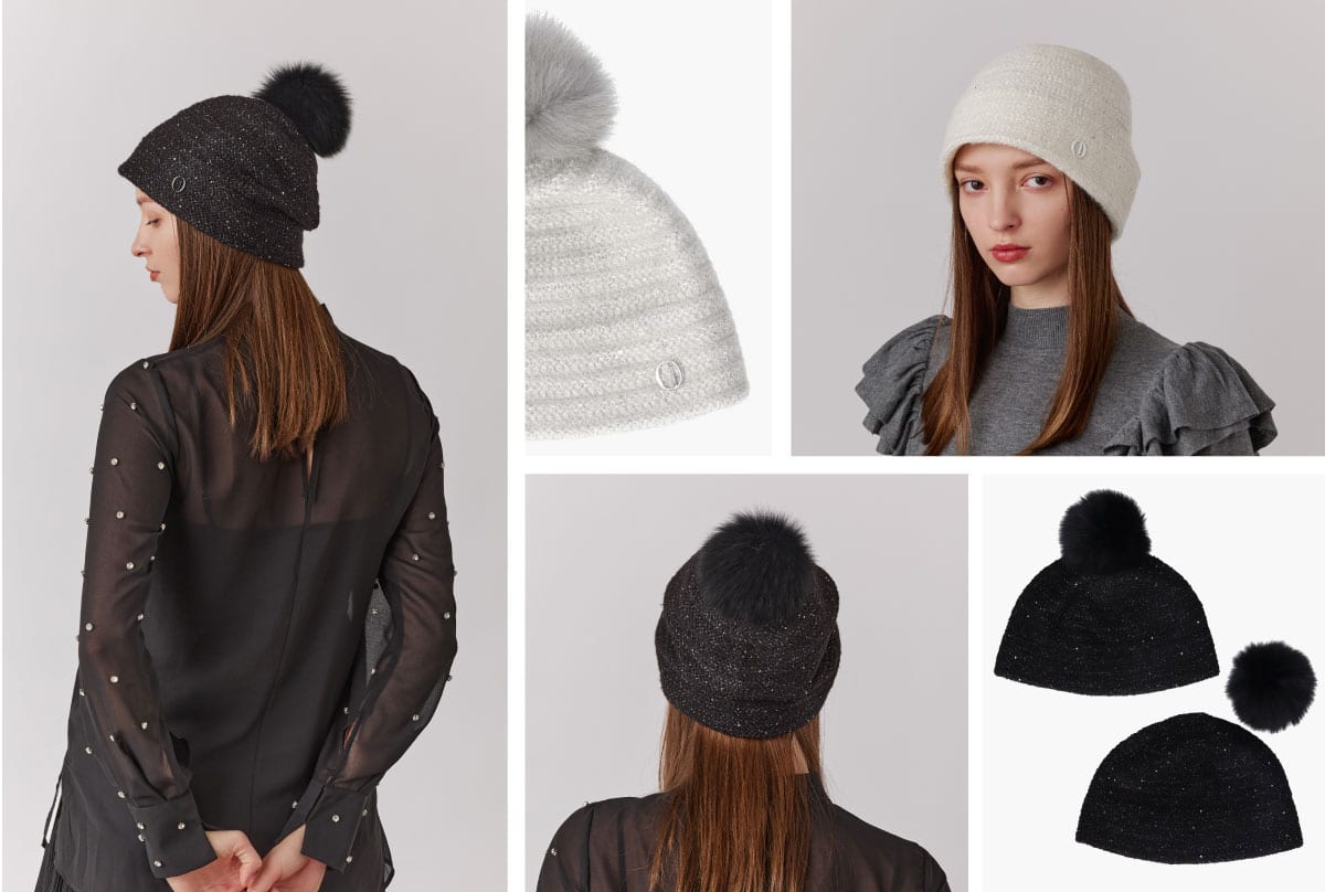 Spangle Mohair Beanie