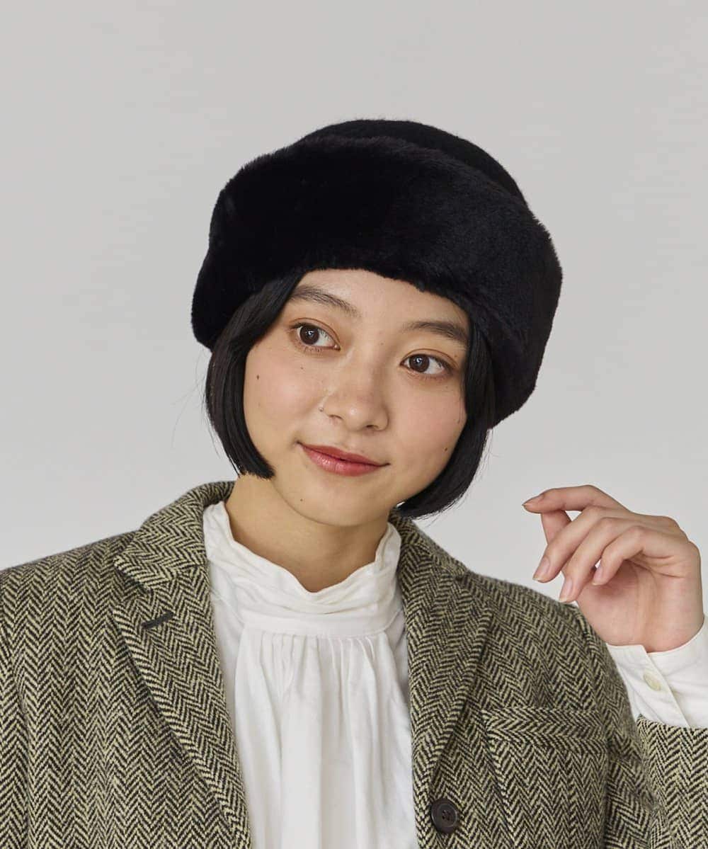 override fakefur beret(日本製)