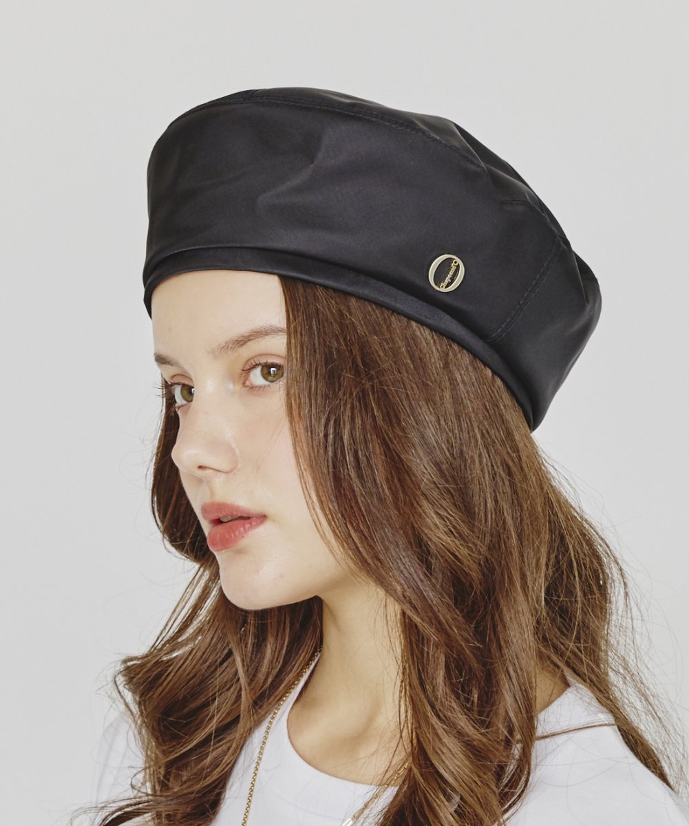 Chapeau d' O Nylon Twill Beret