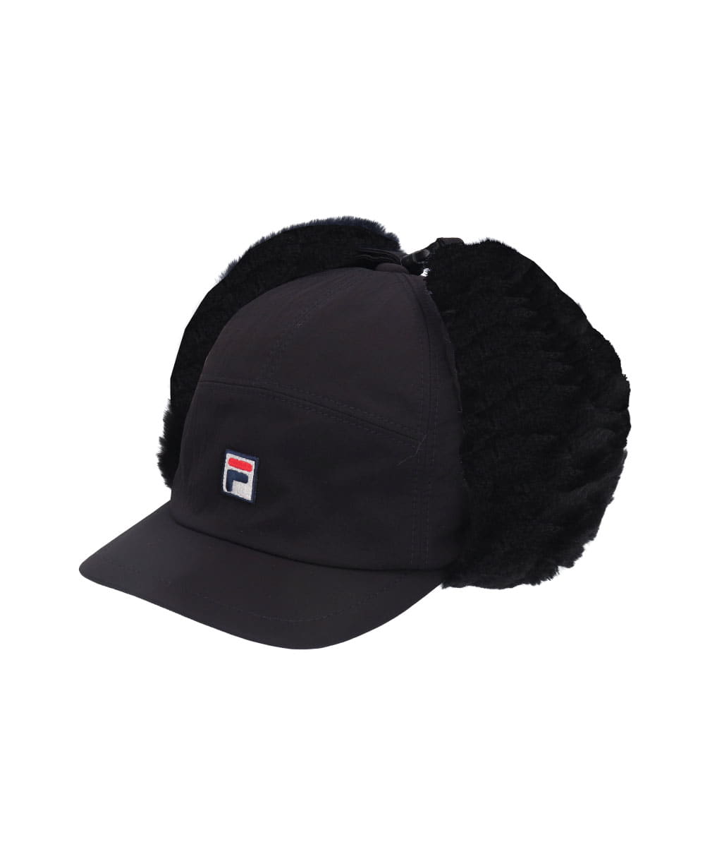 FILA SKI CLASSIC EARFLAP CAP | 58cm(58) BLACK (01) | FILA / フィラ