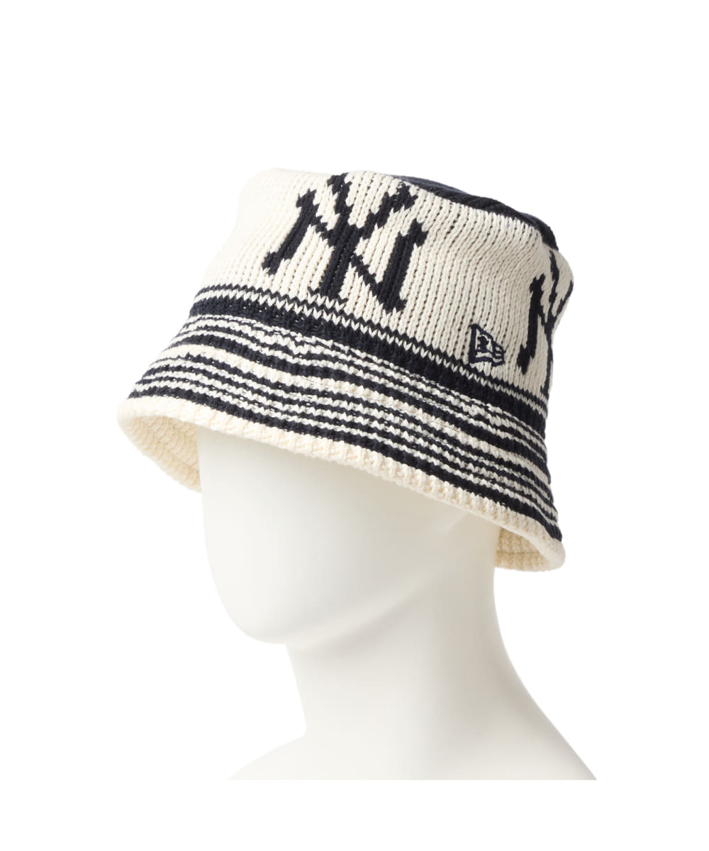 NEW ERA KNIT BUCKET | ML(08) NVY CRM (71) | NEW ERA