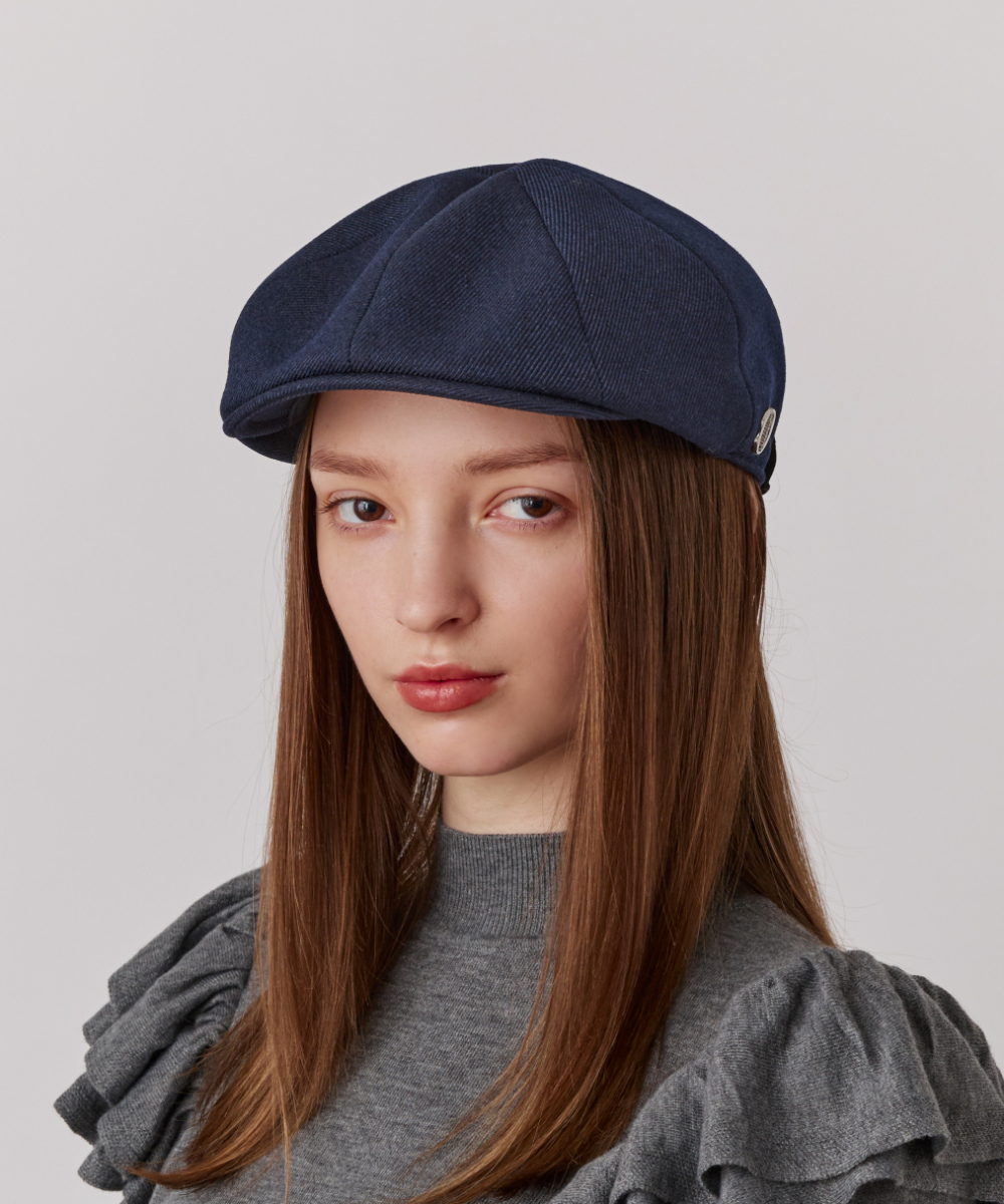 Chapeau d' O Back Ribbon 8P Hunting | 57.5cm(75) NAVY (71