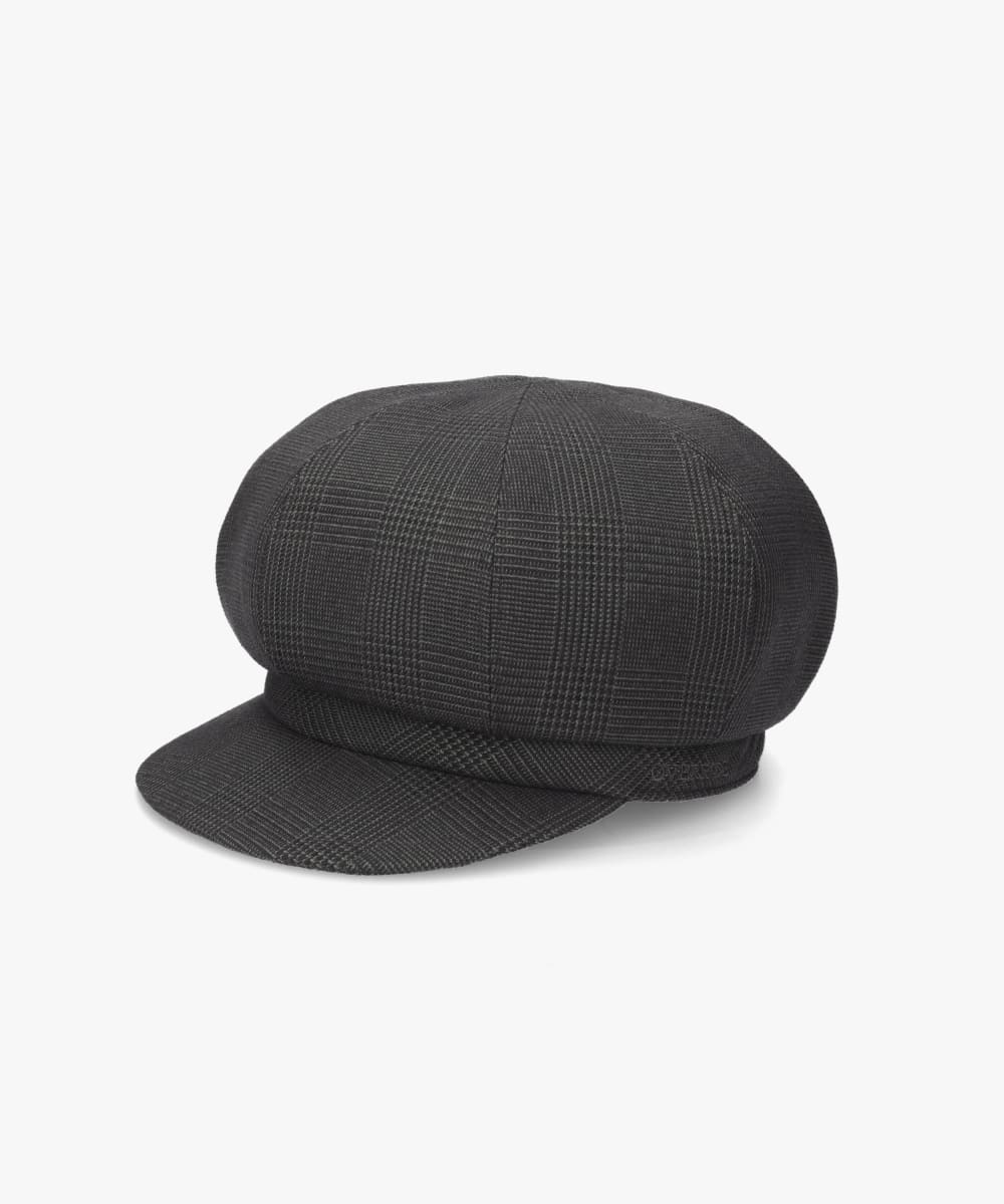 美品 GANGSTERVILLE ウール ストライプ キャスケット ブラック M 美品 GANGSTERVILLE ウール ストライプ キャスケット ブラック M 美品