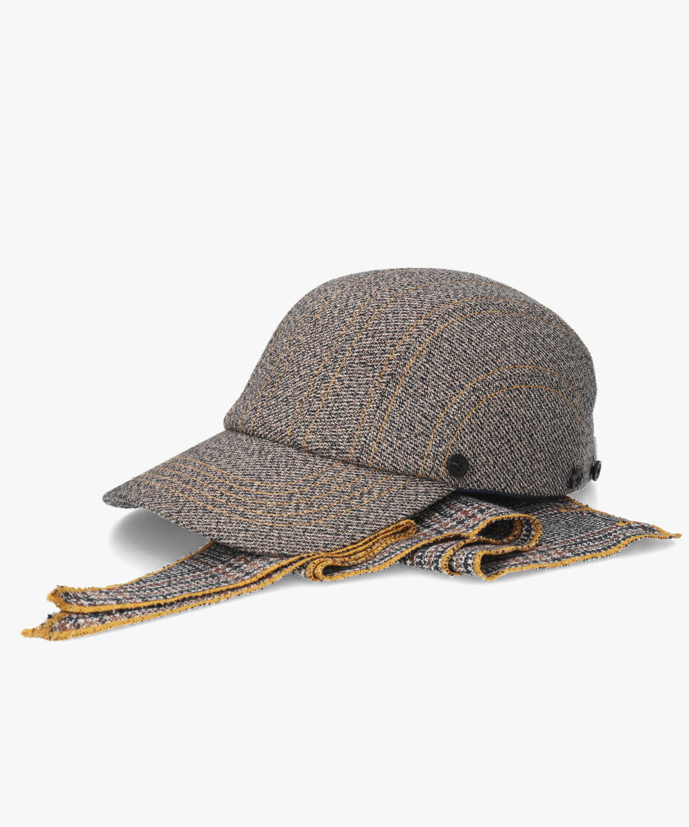 OVERRIDE MELANGE TWEED CAP SGP キャップ ブラウン OVERRIDE MELANGE TWEED CAP SGP | 57cm～59cm(98) NAVY (71