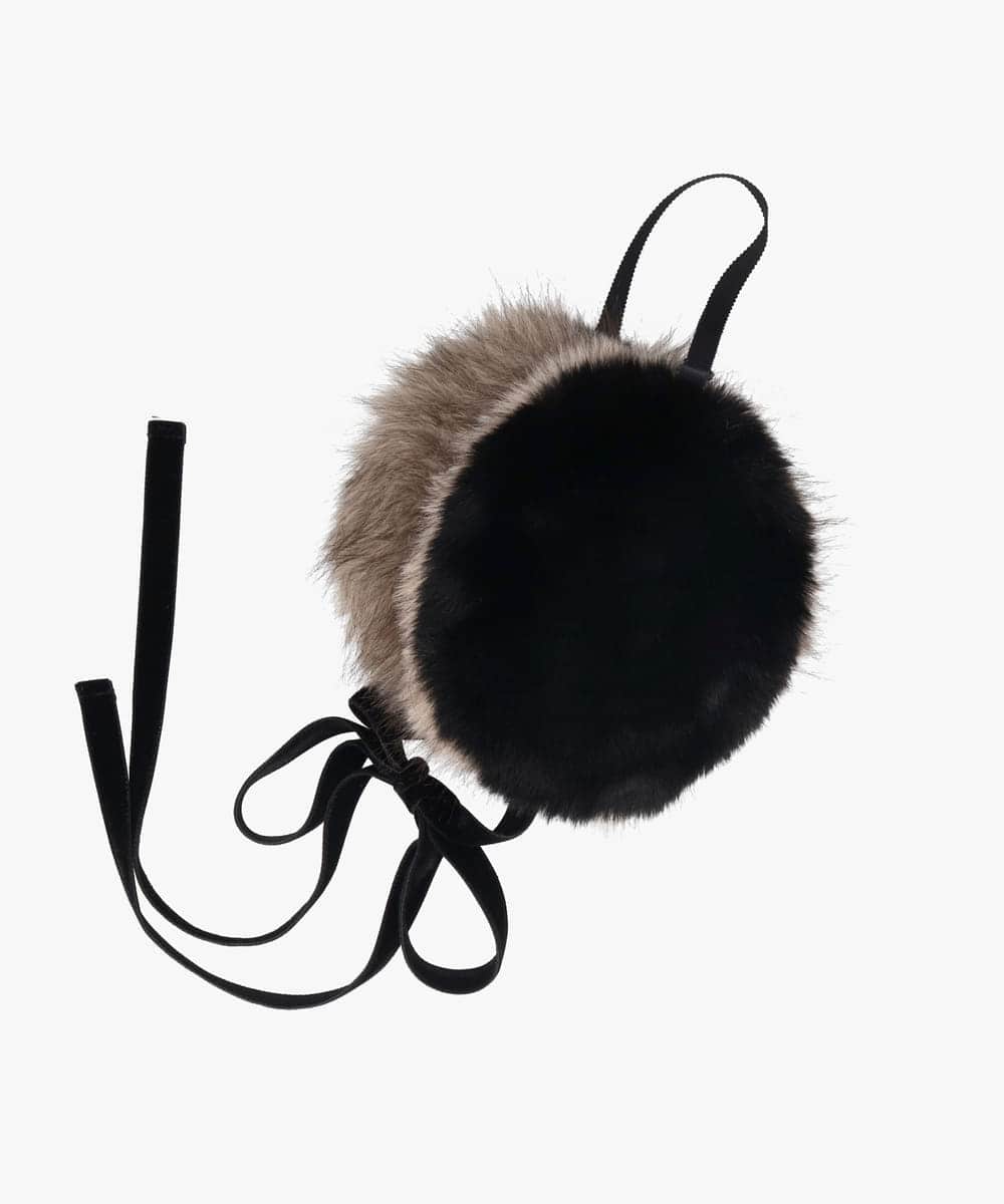 arth *aya fur mimi muff | FREE(99) BLACK (01) | arth / アース