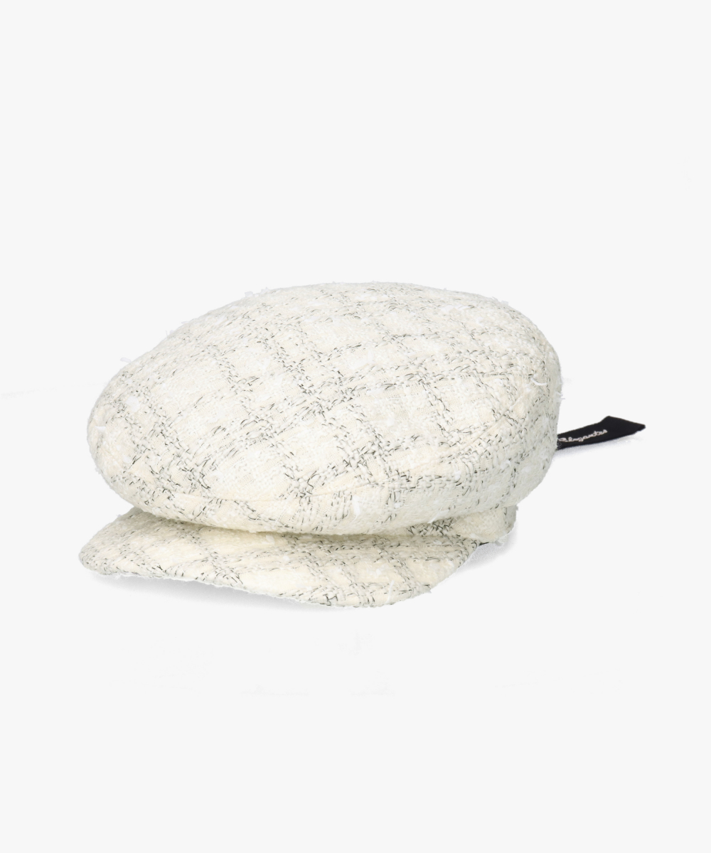 Chapeau d' O Fancy Tweed Hunting | 57.5cm(75) WHITE (06) | Chapeau Chapeau d' O Fancy Tweed Hunting | 57.5cm(75) WHITE (06) | Chapeau