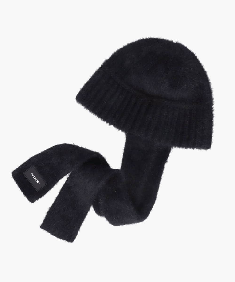 OVERRIDE ANG SCARF CLOCHE HAT | 57cm～59cm(98) BLACK (01