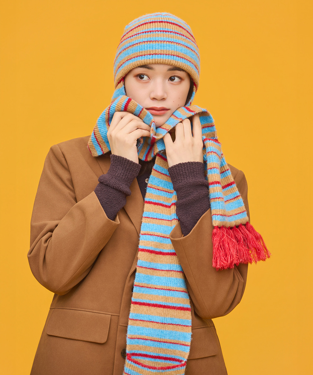 OVERRIDE x TOMII WINTER SCARF WATCH | 57cm～59cm(98) RED (13