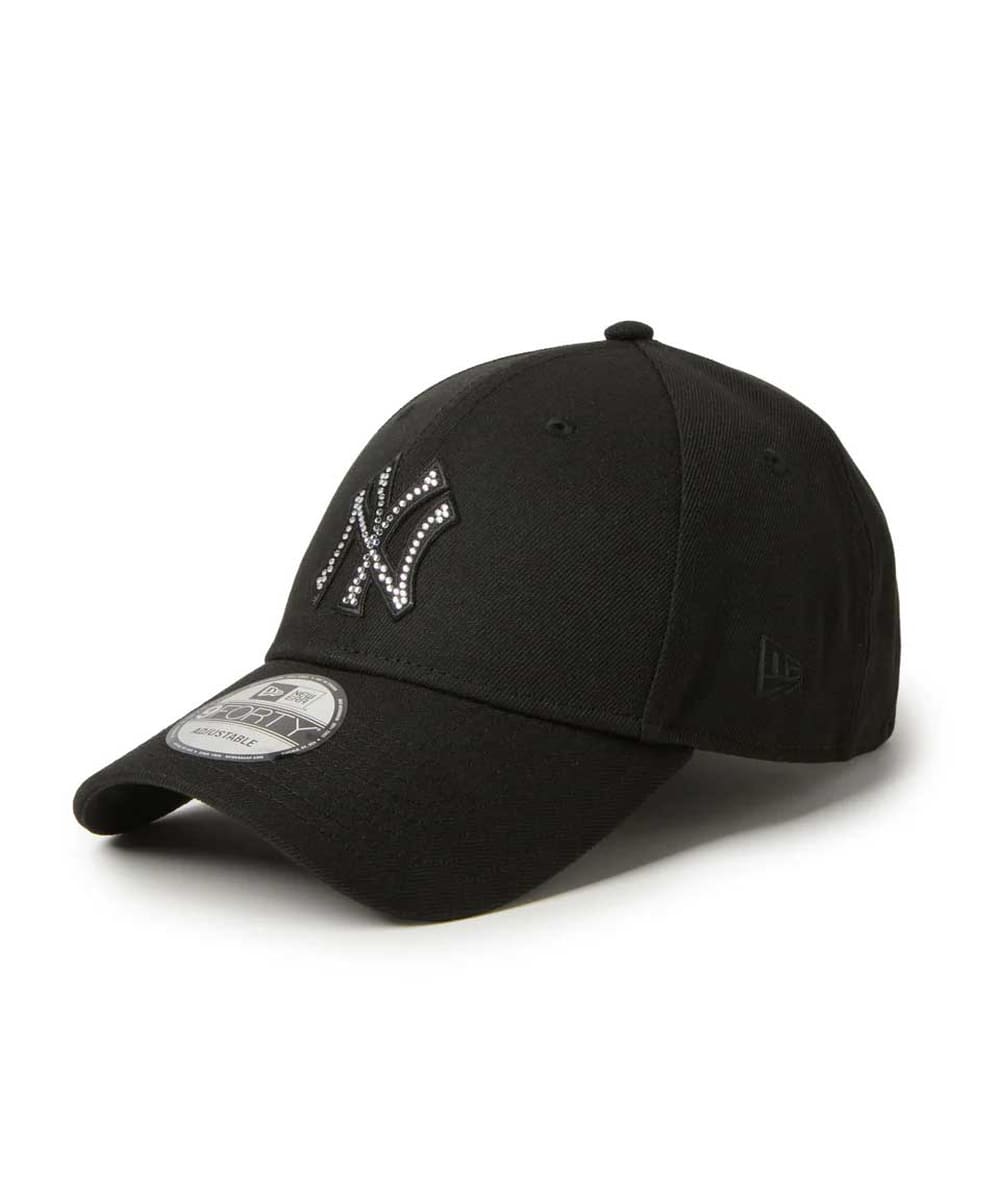NEW ERA 9FORTY Rhinestone | OSFM(98) BLK NYY (01) | NEW ERA