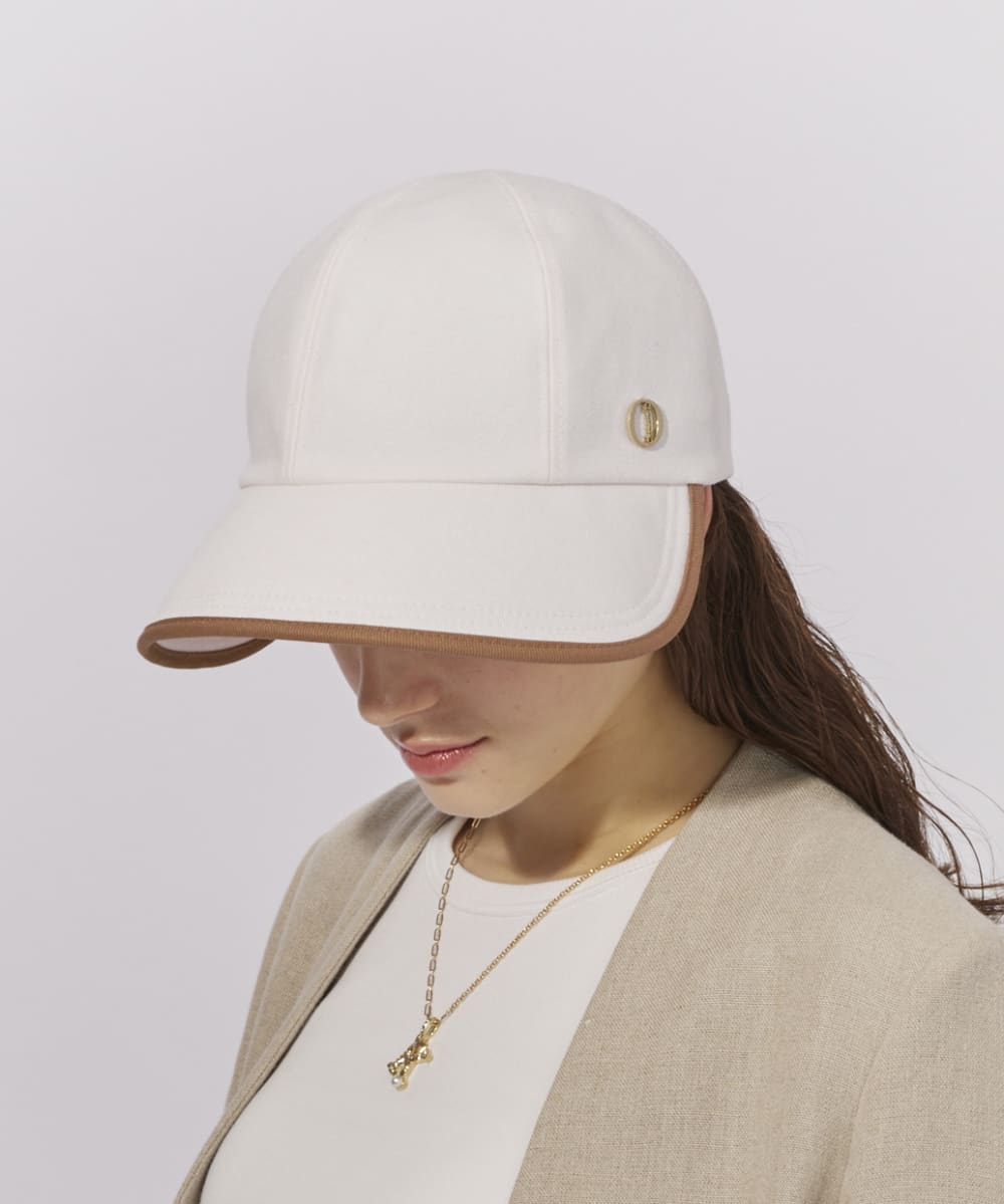Chapeau d' O Cotton Sarge Wide Cap | 56cm～58cm(97) WHITE (06
