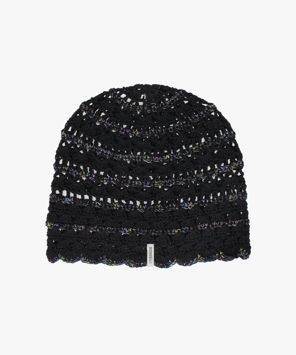 OVERRIDE OGC CROCHET BEANIE SG | 57cm～59cm(98) BLACK (01