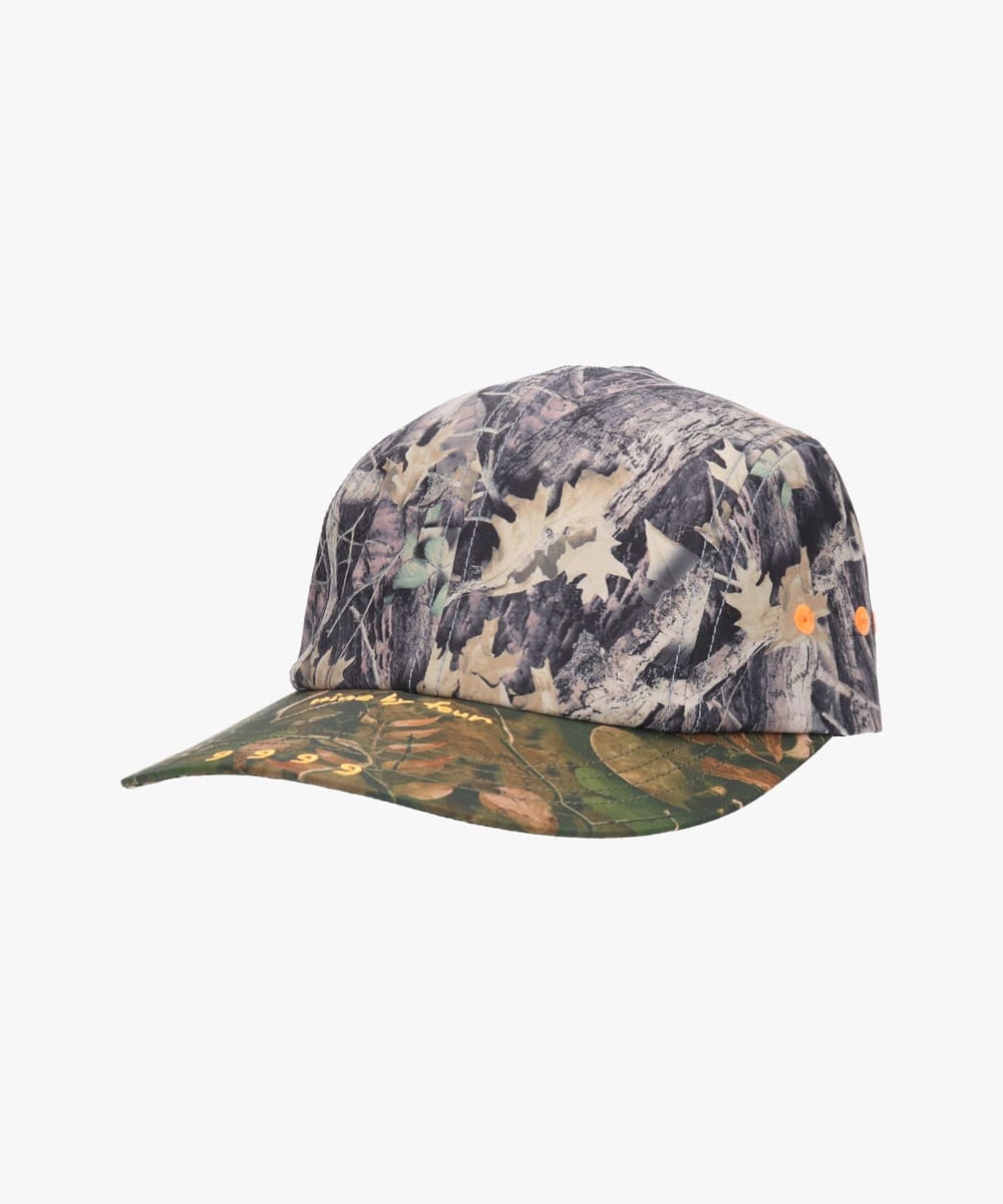 nine by four WR PE-POPLIN PRINT 4P CAP | 57cm～59cm(98) CAMO (51