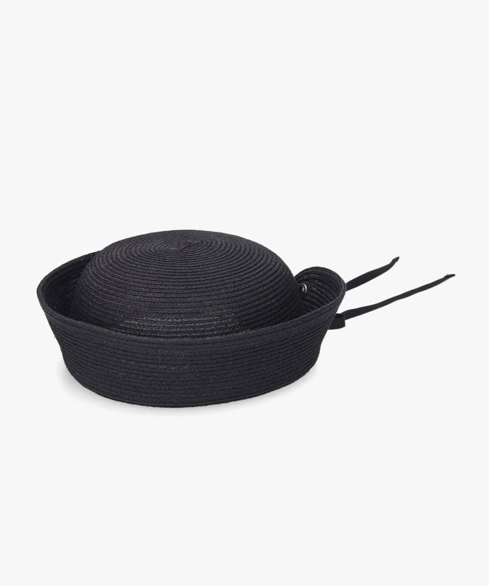 arth Raffia BD Sailor | 57cm(57) BLACK (01) | arth / アース | HAT