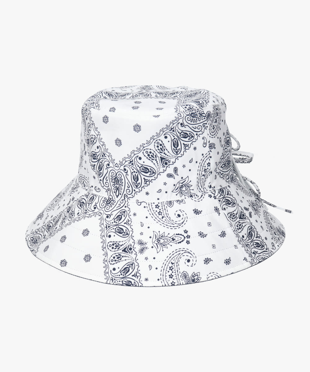 arth Bandana Ribbon Bucket | 57.5cm(75) WHITE (06) | arth / アース