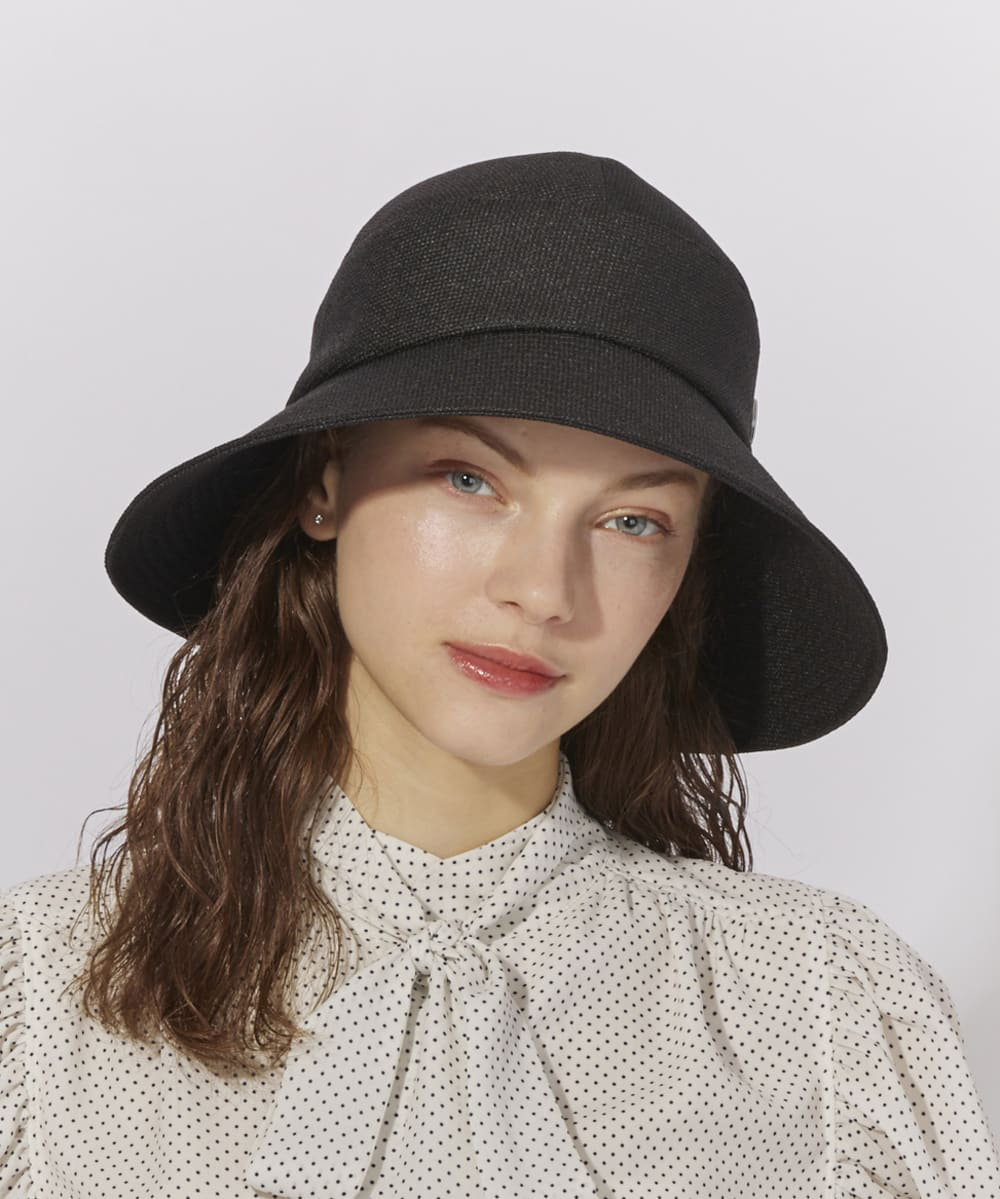 Chapeau d' O Linela Basket Hat | 57.5cm(75) BLACK (01) | Chapeau d