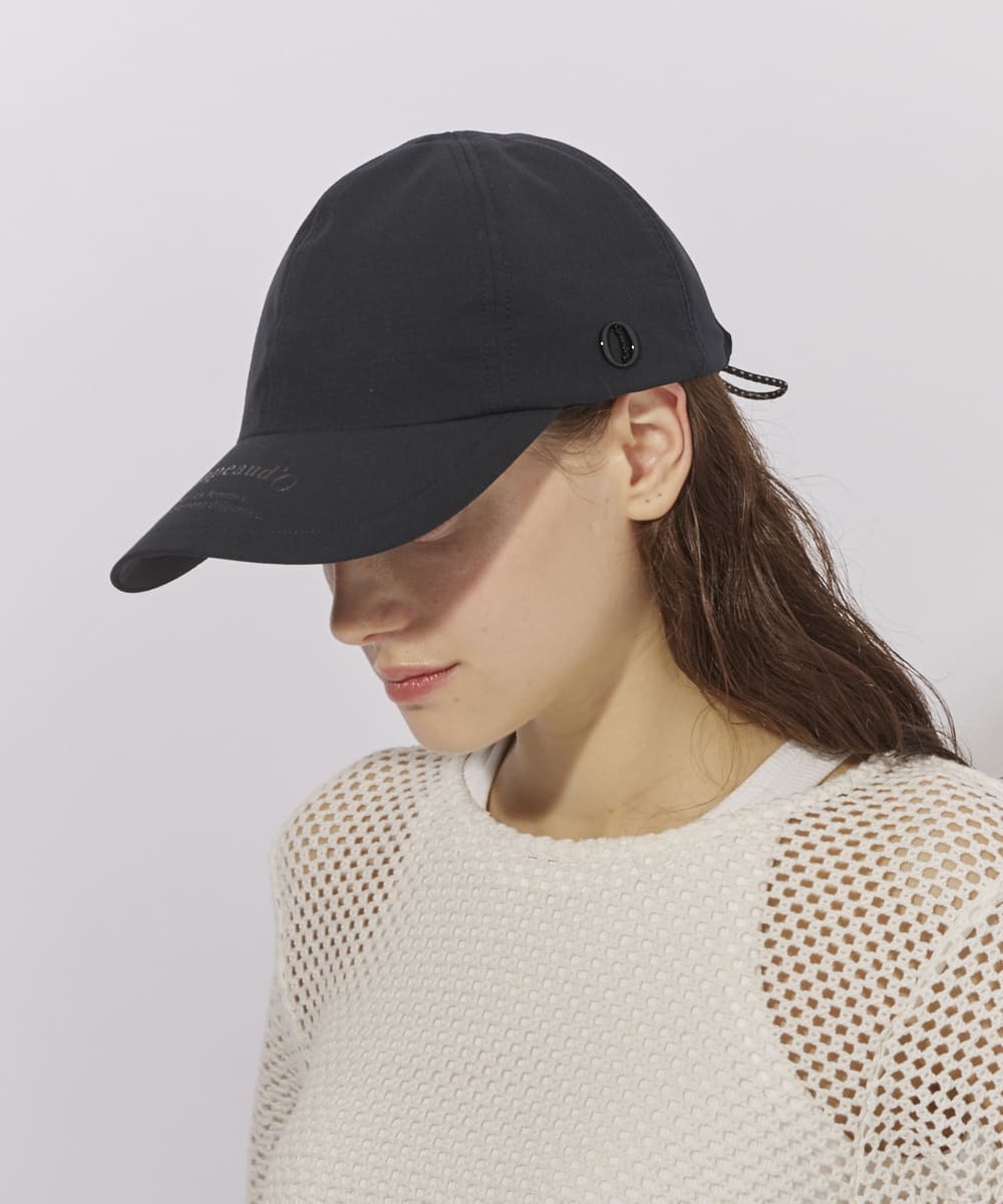 Chapeau d' O Stretch Mesh 6P Cap | 56cm～58cm(97) BLACK (01