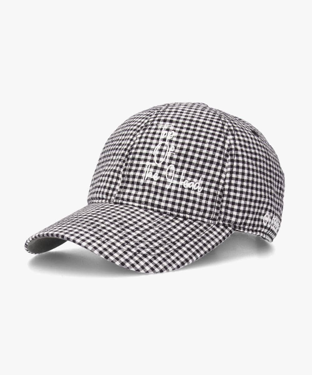 OVERRIDE L/C CHECK EMB CAP SG | 57cm～59cm(98) BLACK (01