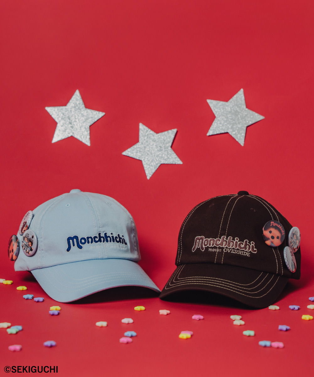 OVERRIDE x Monchhichi BADGE CAP | 57cm～59cm(98) LT BLUE (75