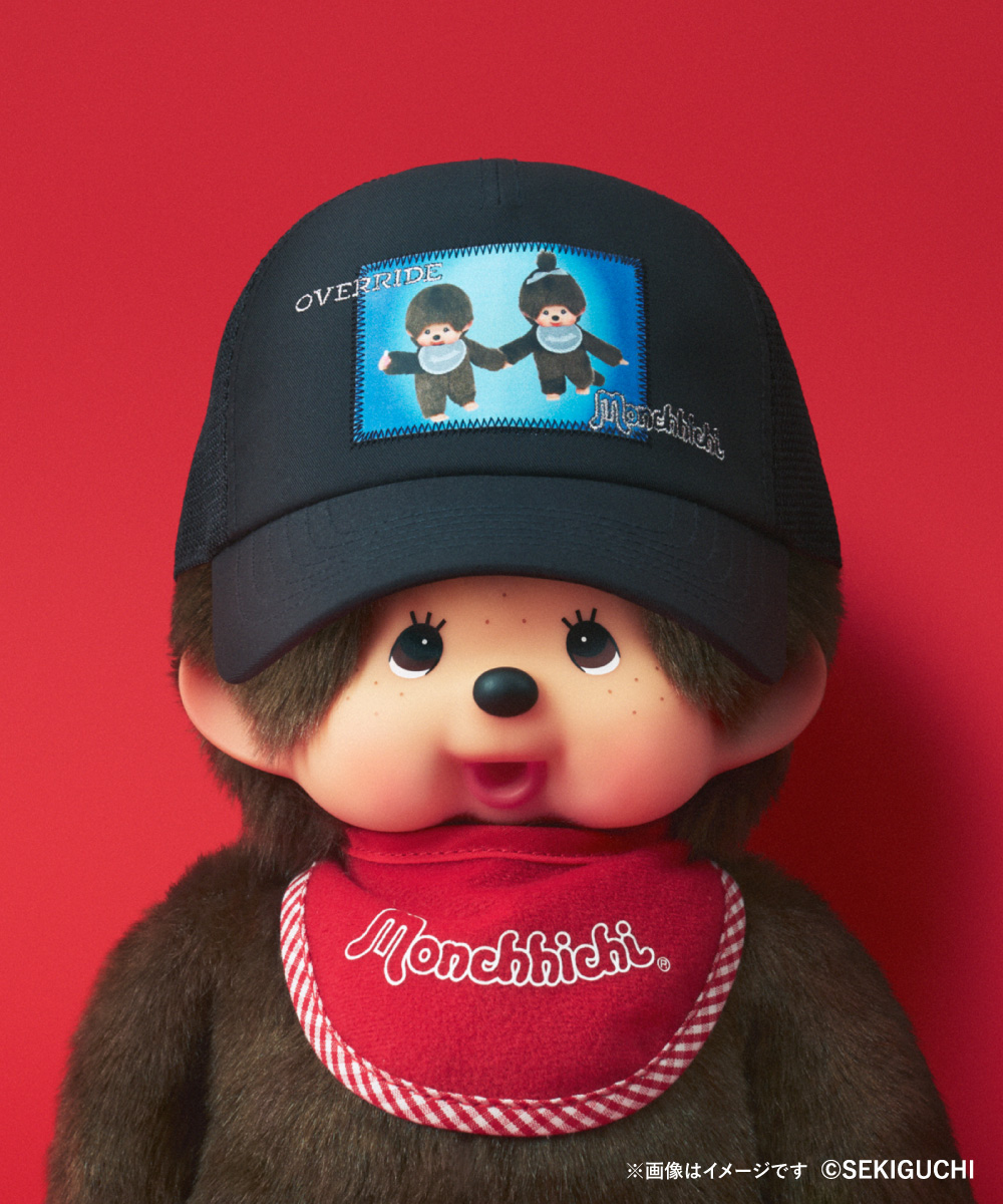 OVERRIDE x Monchhichi MESH CAP-SPACE | 57cm～59cm(98) BLACK (01