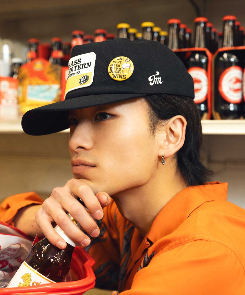 TalkMart BRASS LANTERN BREWING CAP | 57cm～59cm(98) BLACK (01