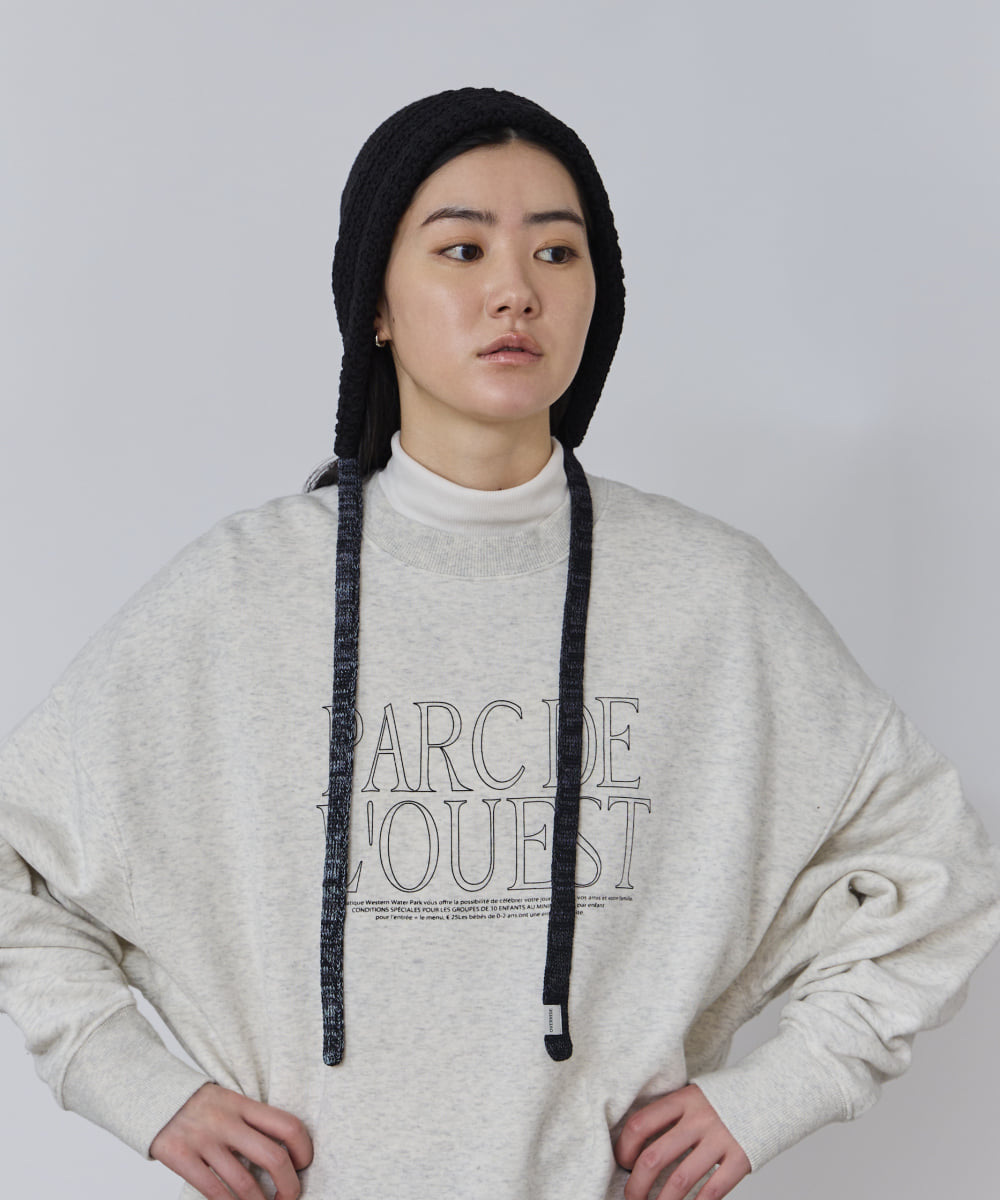 OVERRIDE KNIT WAFFLE HOOD BEANIE SGP | 57cm～59cm(98) BLACK (01